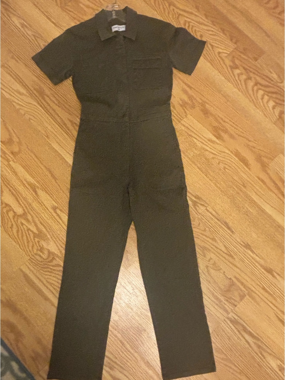 Rivet Utility Women's Short-Sleeve Olive Jumpsuit XS